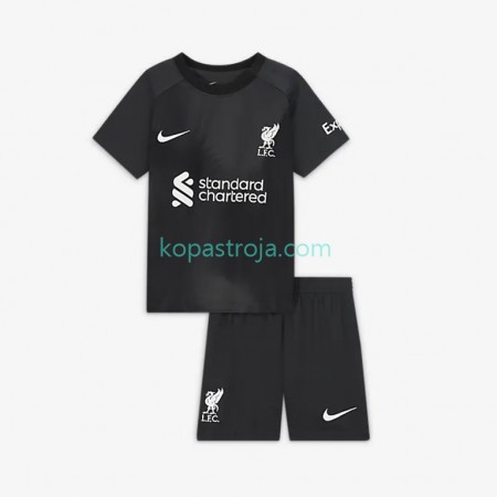 Billiga Fotbollströjor Liverpool Målvakt Barn Borta tröja 2022/23 Kortärmad